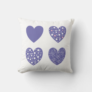 Four Veri Peri Hearts Kissen