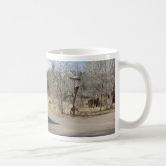 Fourchette dans la tasse de route