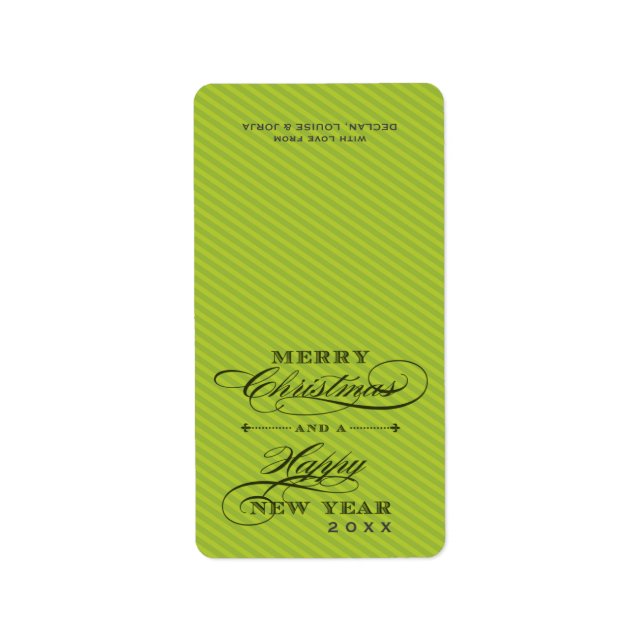 (FOURNIR) NOËL ÉTIQUETTES :: lapel 2P (Devant)