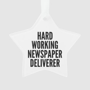 Fournisseur de journaux travaillant dur