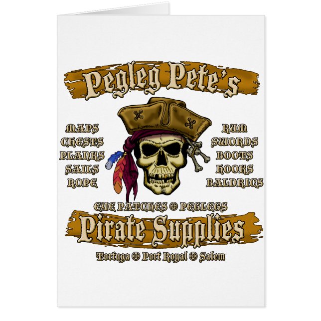 Fournitures de pirates de Pegleg Pete (Devant)