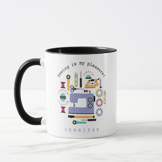Fournitures et outils de couture modernes Mug Moti (Gauche)