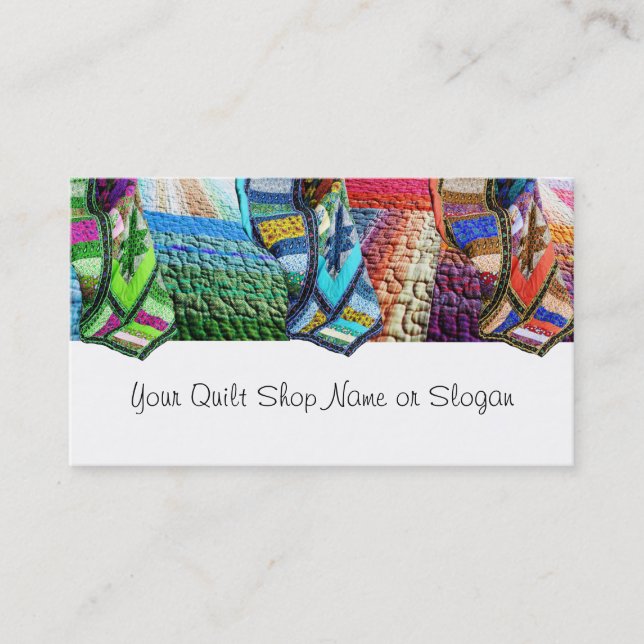 Fournitures Quilter Boutique + Carte de visite (Devant)