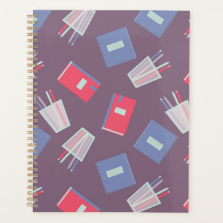Fournitures scolaires motif sans couture de couleu
