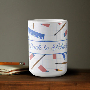 Fournitures scolaires Mug café Motif