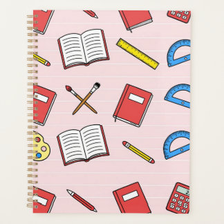 Fournitures scolaires rose pastel Mignon Motif Est