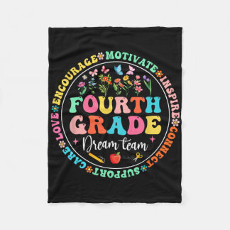 Fourth Grade Dream Team Back To School Teacher Lov Fleecedecke