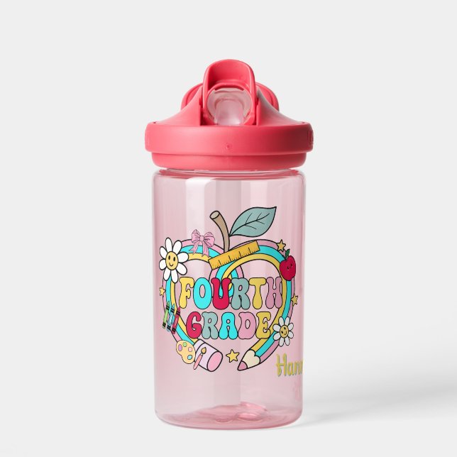 Fourth Grade Fun Trinkflasche (Vorne)