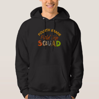 Fourth Grade Students School Zoo Field Trip Squad  Hoodie