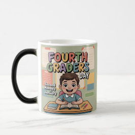 Fourth Graders Day January Holiday Mug Verwandlungstasse