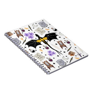 Fourth Wing Romantasy Book Lover Notepad Notizblock