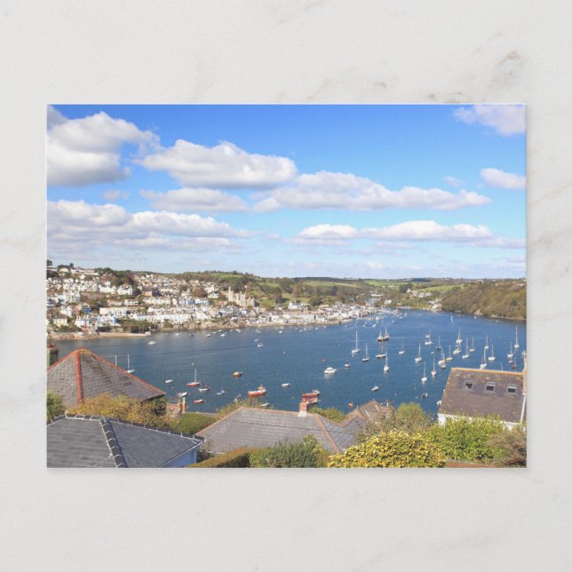 Fowey Postkarte (Vorderseite)