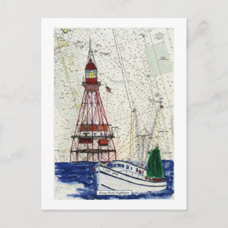 Fowey Rocks Postkarte