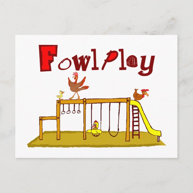 Fowl Postkarte (Vorderseite)