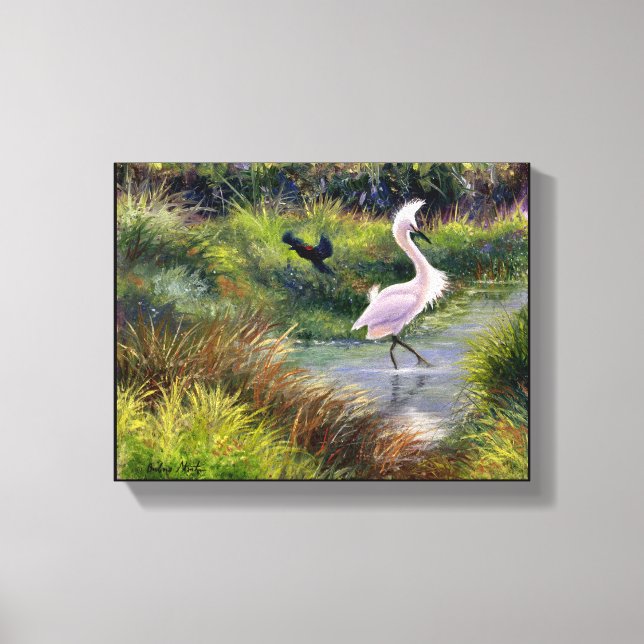 "Fowl Territory" Galerie ummantelt Canvas Print Leinwanddruck (Vorderseite)