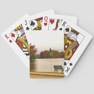 Fowler Lake im Herbst, WI Spielkarten