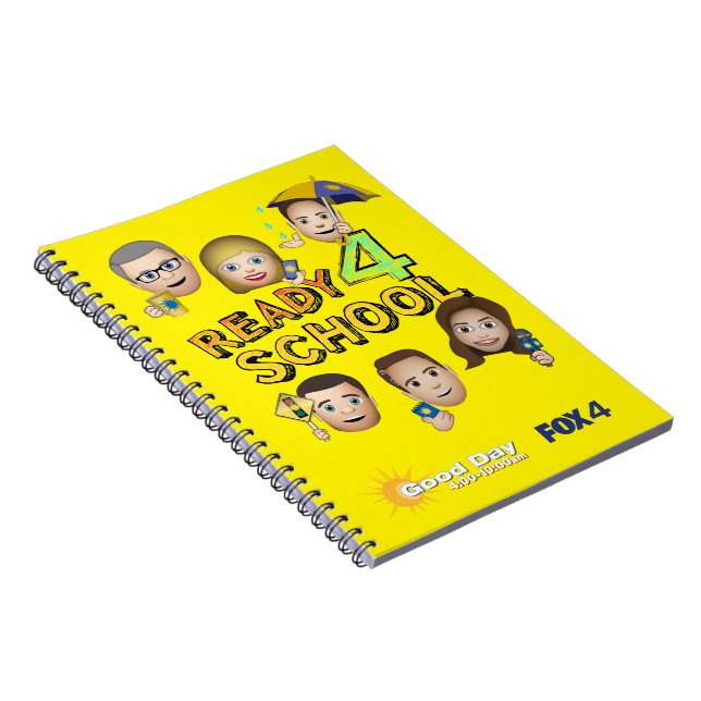 FOX 4 Bal Day Emoji Spiral Carnet (Côté Droit)