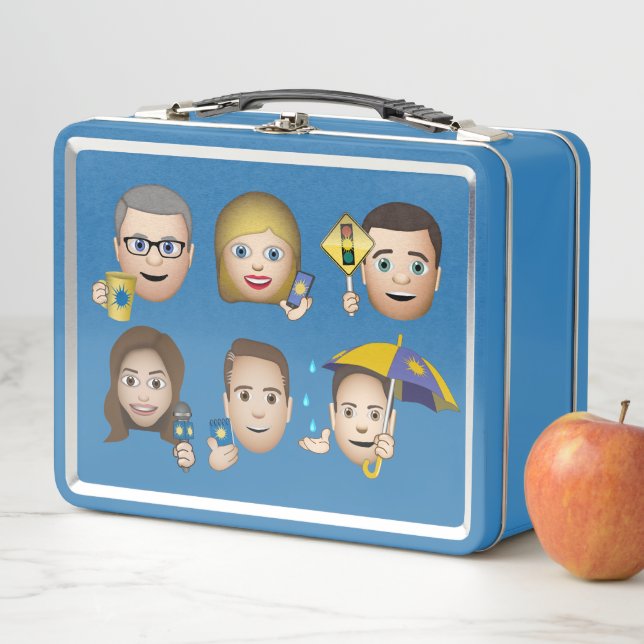 FOX 4 Good Day Emoji Lunch Box (Beispiel)