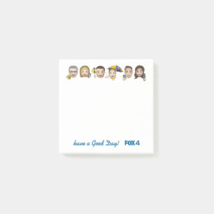 FOX 4 Good Day Emoji Post-It Notes Klebezettel