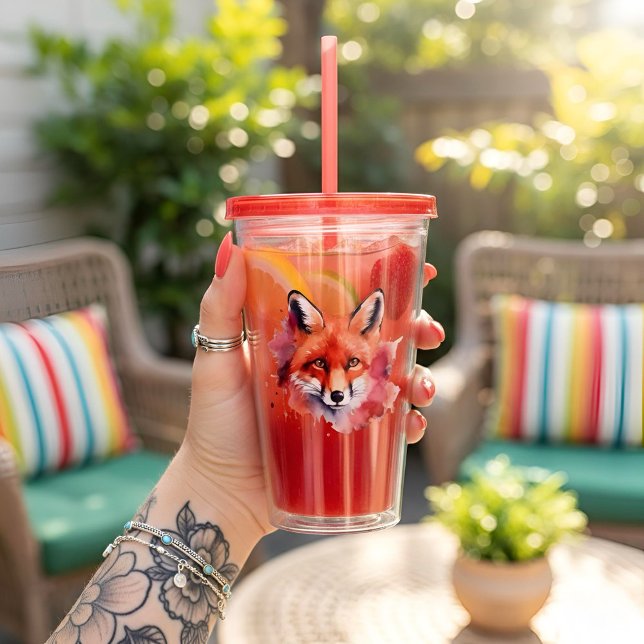 Fox Acrylic Tumbler Acryltrinkbecher (Von Creator hochgeladen)