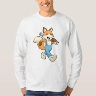 Fox als Mechanik mit Schraubenschlüssel T-Shirt