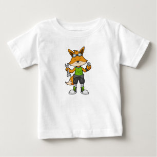 Fox als Mechanik mit Schraubenschlüssel und Nut Baby T-shirt
