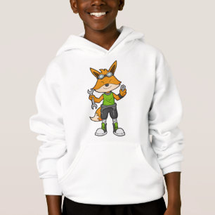 Fox als Mechanik mit Schraubenschlüssel und Nut Hoodie