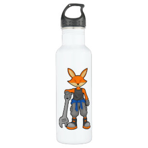 Fox als Mechanik mit Spanner Edelstahlflasche