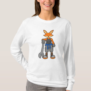 Fox als Mechanik mit Spanner T-Shirt