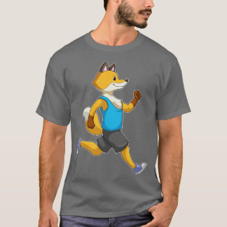 Fox als Runner beim Laufen T-Shirt