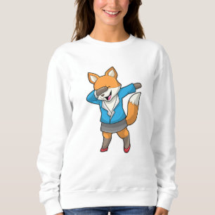 Fox als Sekretär beim Hip Hop Dance Sweatshirt
