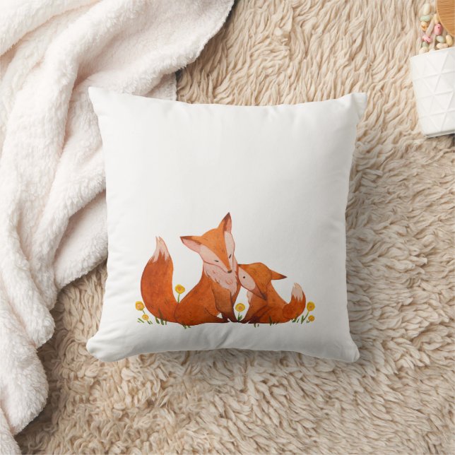  Fox and Baby Kissen (Decke)