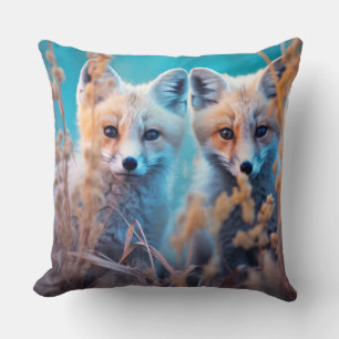 Fox Animal Wildlife Wilder Wilder Maler Kissen