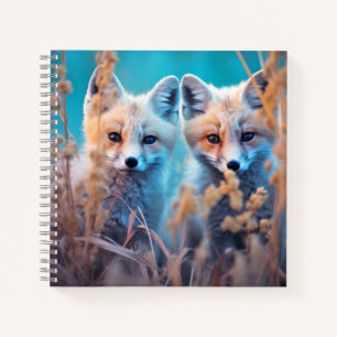 Fox Animal Wildlife Wilder Wilder Maler Notizbuch
