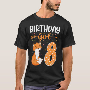 Fox Arrow-Tanz freut sich, mein 8-jähriges Mädchen T-Shirt
