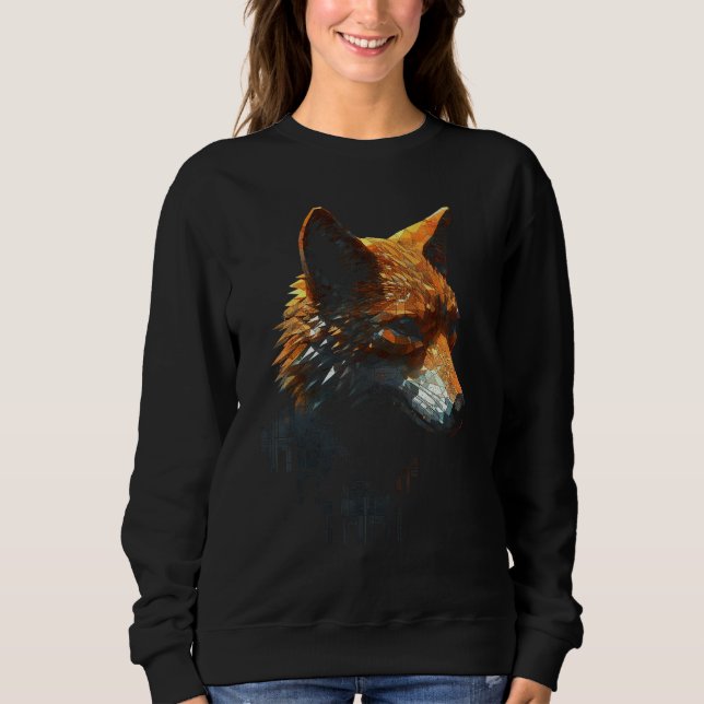 Fox Artwork  Animal  Animal Fox 4 Sweatshirt (Vorderseite)
