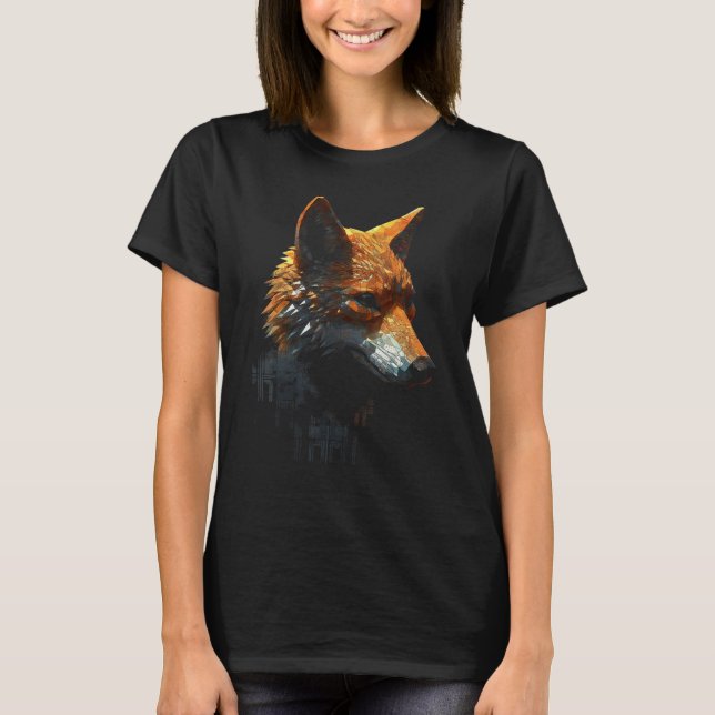 Fox Artwork  Animal  Animal Fox 4 T-Shirt (Vorderseite)