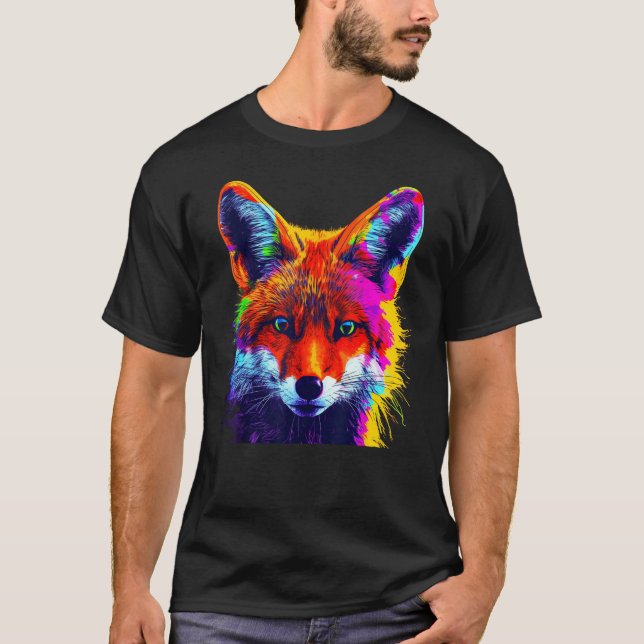 Fox Artwork  Animal  Animal Fox 6 T-Shirt (Vorderseite)