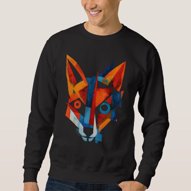 Fox Artwork  Animal Fox Sweatshirt (Vorderseite)