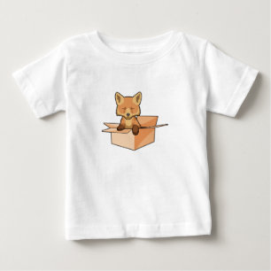 Fox as Baby in Box T-shirt