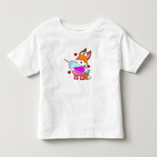 Fox as Nurse with Spritze Kleinkind T-shirt