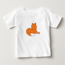 Fox Baby Fine Jersey T - Shirt, White T-shirt