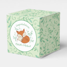 Fox Baby Shower Woodland Tiere Geschenkschachtel