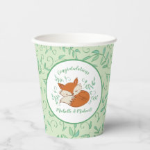 Fox Baby Shower Woodland Tiere