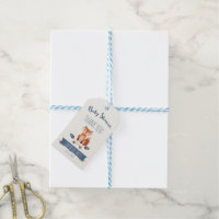 Fox, Banner und Pfeile Babydusche Geschenk-Tag