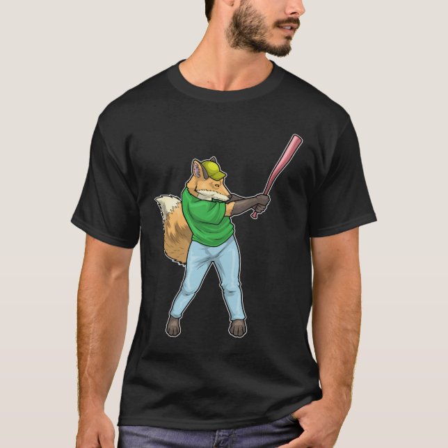 Fox Baseball Baseball T-Shirt (Vorderseite)