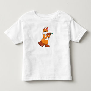 Fox bei Musik mit Flute.PNG Kleinkind T-shirt
