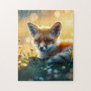Fox bei Sonnenuntergang