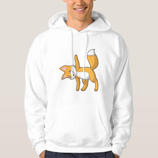 Fox bei Yoga Stretching Hoodie (Vorderseite)