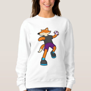 Fox beim Handballspieler mit Handball Sweatshirt